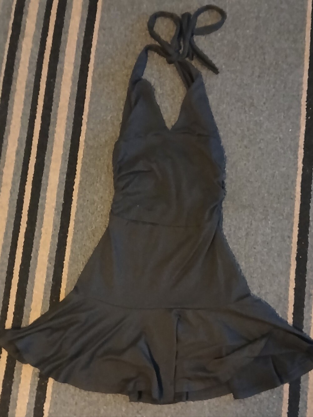 Black Halter Young Youth Little Black  Dress